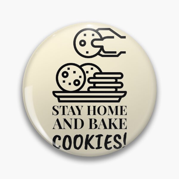 Item preview, Stay Home And Bake Cookies Hand Held designed and sold by Telle Garcia.