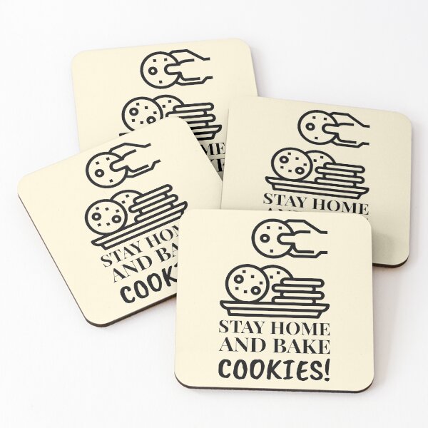 Item preview, Stay Home And Bake Cookies Hand Held designed and sold by Telle Garcia.