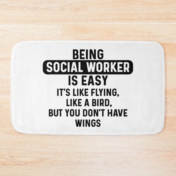 Item preview, Being social worker is easy. humorous quote designed and sold by bumperapparels.