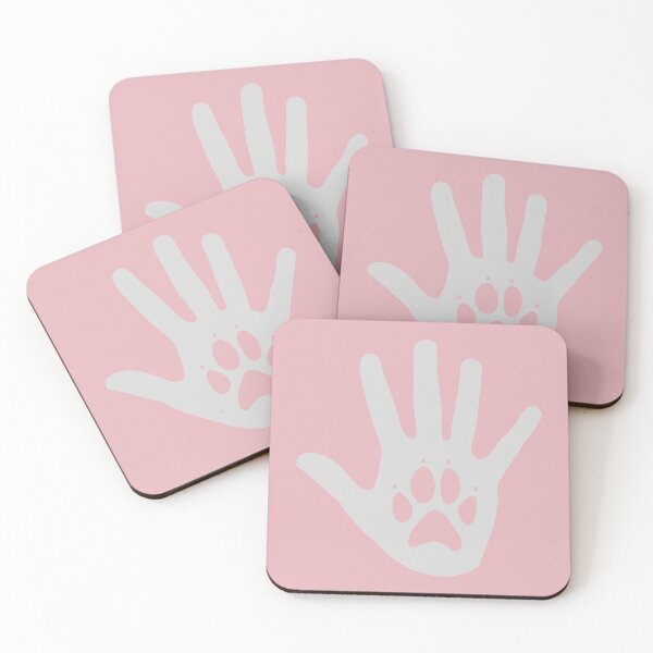 Item preview, Hand Against a Dog Paw designed and sold by arialiuia.