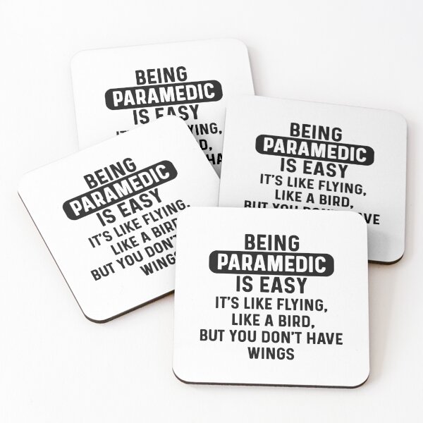 Item preview, Being paramedic is easy. humorous quote designed and sold by bumperapparels.