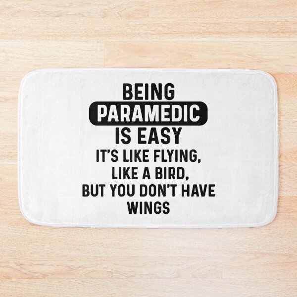 Item preview, Being paramedic is easy. humorous quote designed and sold by bumperapparels.