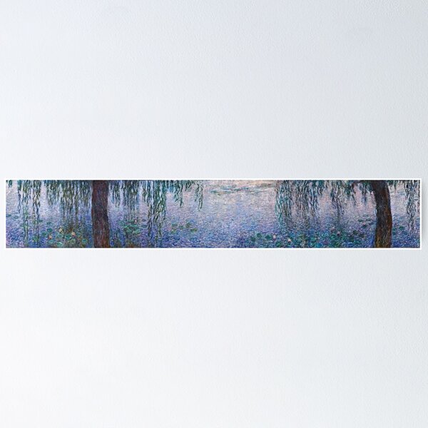 Aperçu de l'œuvre Claude Monet - Les nénuphars - Matin clair aux saules (1915 - 1926) créée et vendue par artcenter.
