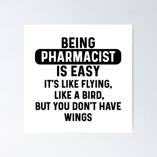 Item preview, Being pharmacist is easy. humorous quote designed and sold by bumperapparels.