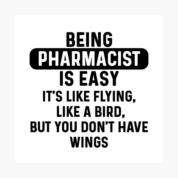 Item preview, Being pharmacist is easy. humorous quote designed and sold by bumperapparels.