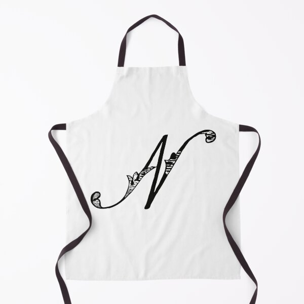 Item preview, Vintage Stylish Black and White Monogram Letter N designed and sold by Vintage-TM.