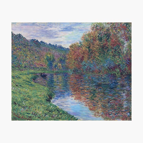 Item preview, Claude Monet - The Small Arm Of Jeufosse, Autumn, 1884 designed and sold by artcenter.