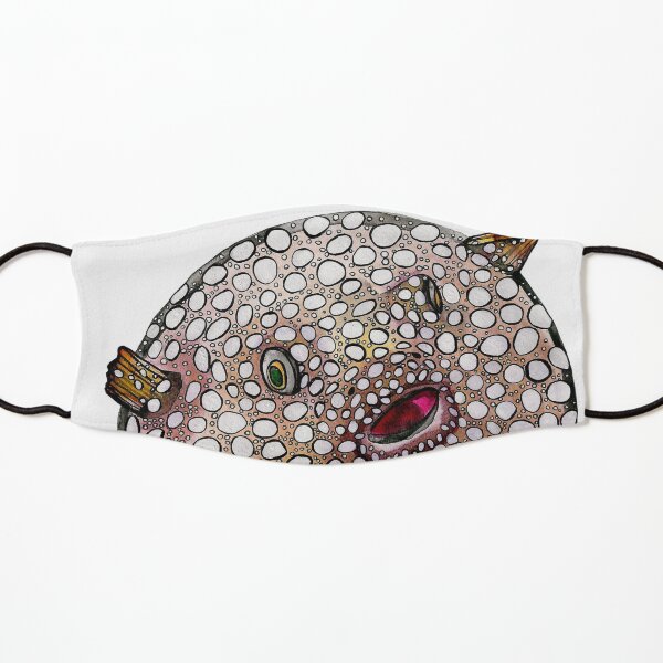 Relax take a deep breath Puffer fish Kids Mask