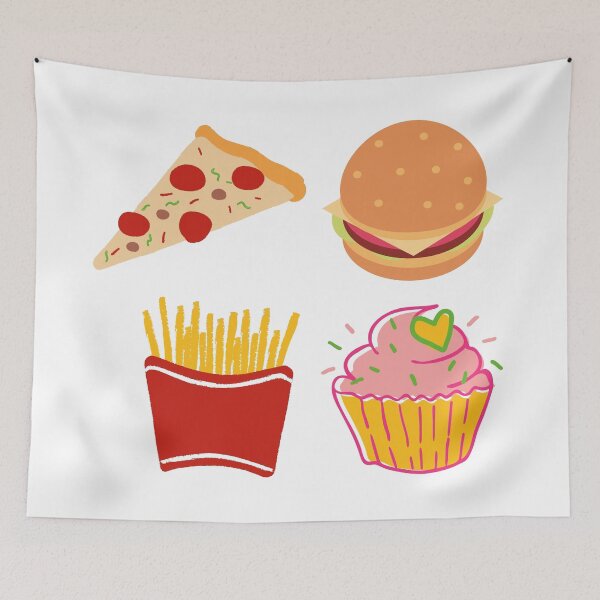 Item preview, Fast food sticker pack designed and sold by Jenmag.