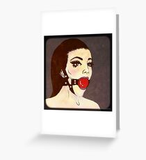 Tell me you love me Greeting Card