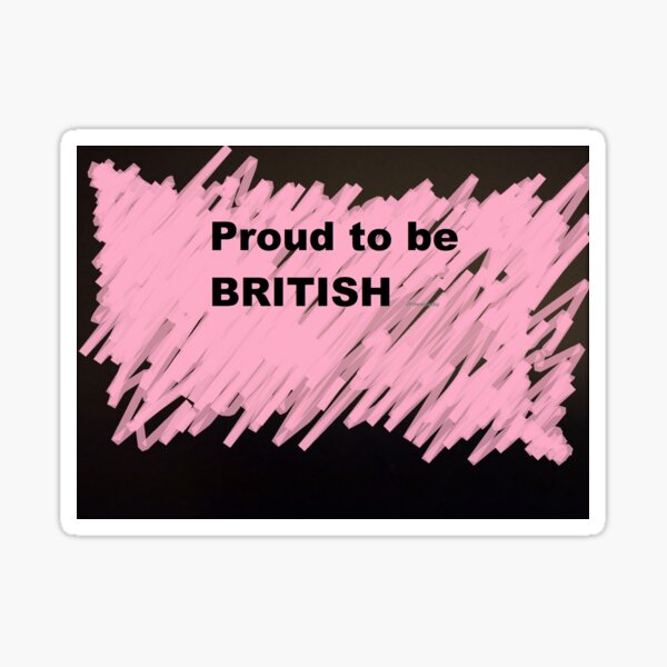 Aperçu de l'œuvre Proud to be BRITISH créée et vendue par JPOempathy.