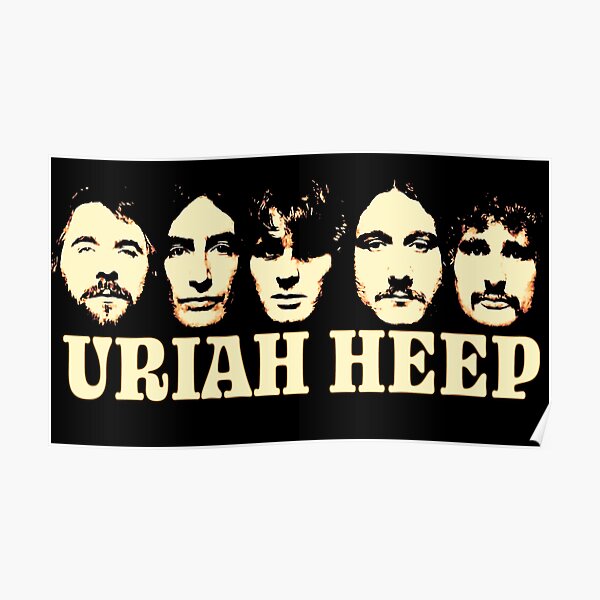 Uriah Heep Poster For Sale By Salocin Redbubble