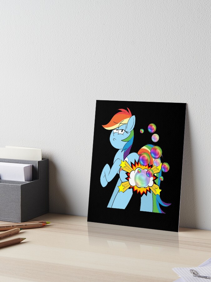 Wall Art Print, Rainbow Bubble