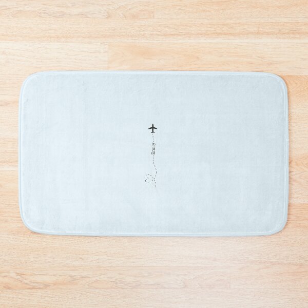 Item preview, cute plane trail blue personalised name- Emily designed and sold by emcazalet.