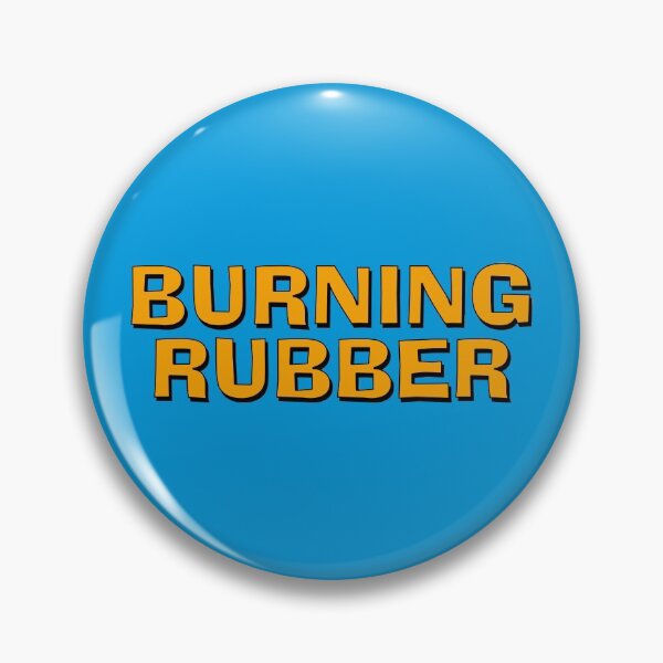 Item preview, Burning Rubber sticker designed and sold by Boxing Kangaroo Retail Company.