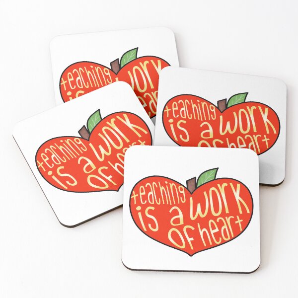Item preview, teaching is a work of heart designed and sold by Emma Seiz.