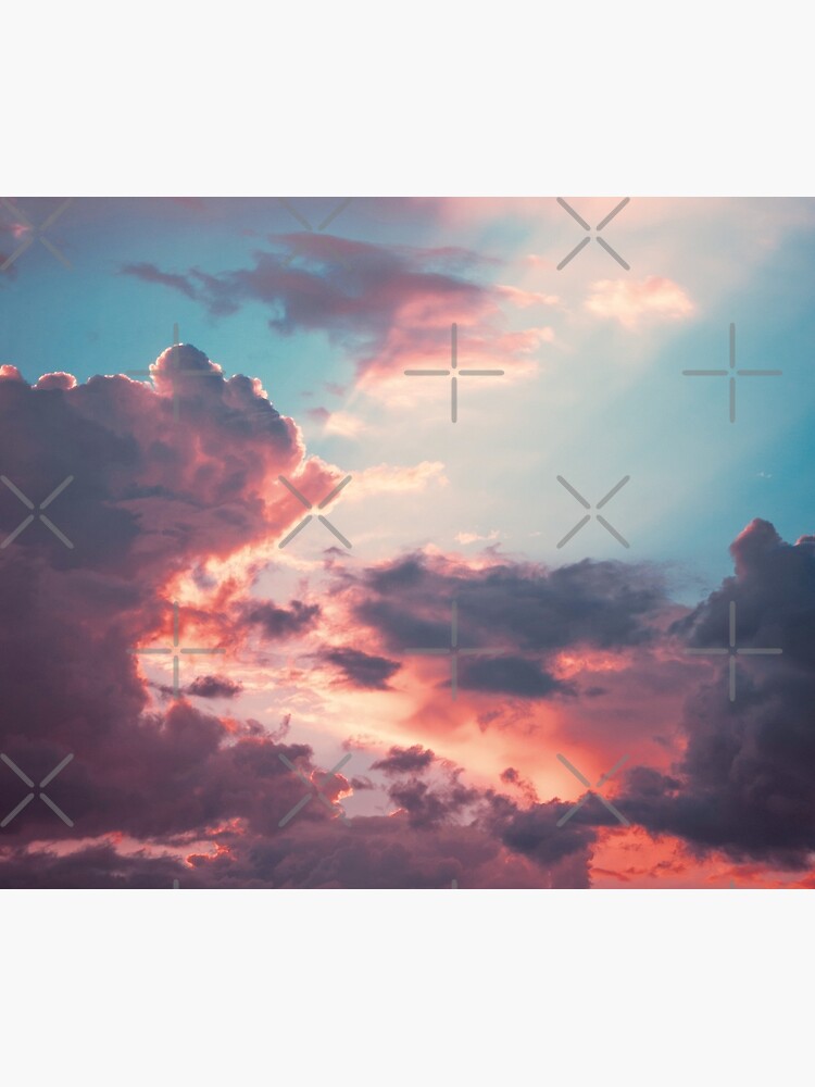 Blue sky, pink clouds by ColorsHappiness