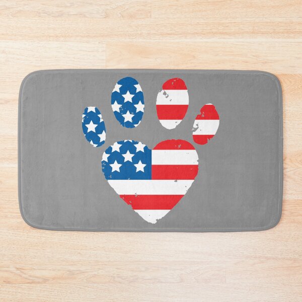 Item preview, Patriotic Love USA Pride Paw Print American Flag Dog Owner product designed and sold by nikkidawn74.