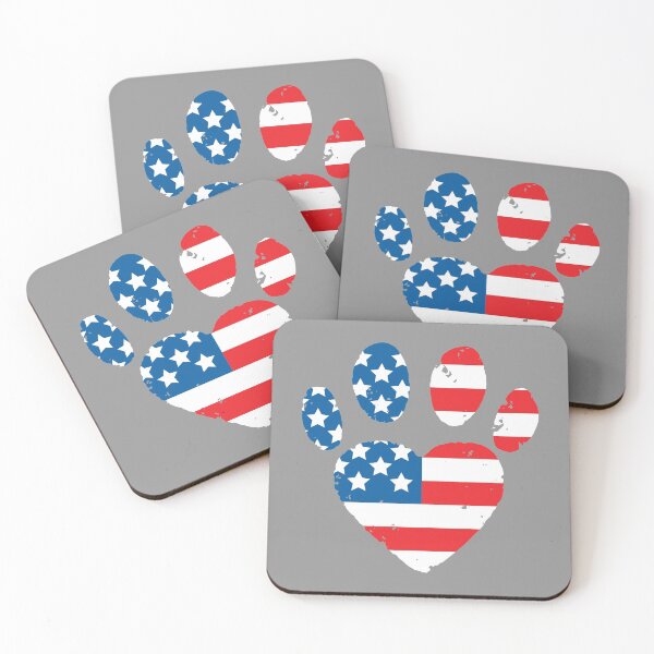 Item preview, Patriotic Love USA Pride Paw Print American Flag Dog Owner product designed and sold by nikkidawn74.
