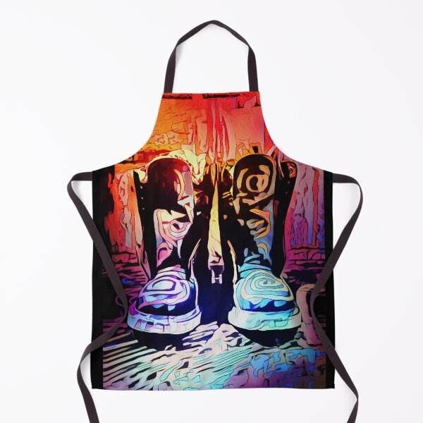 Artikelvorschau, Psychedelische Pop-Art-Regenbogenspirale Dr. Martens Stiefel entworfen und verkauft von Retro Futurist.