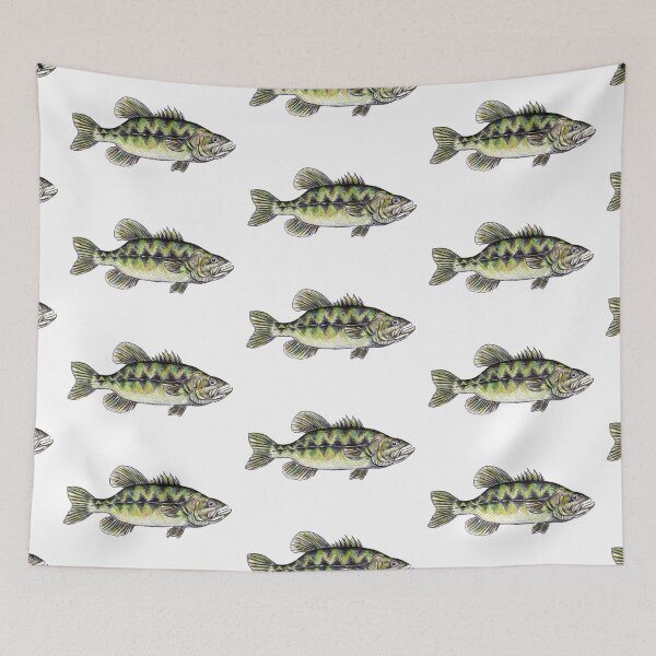 Item preview, Largemouth Bass Fisherman Art designed and sold by Michelebuttons.