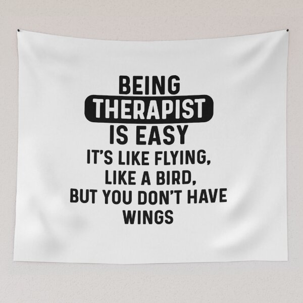 Item preview, Being therapist is easy. humorous quote designed and sold by bumperapparels.