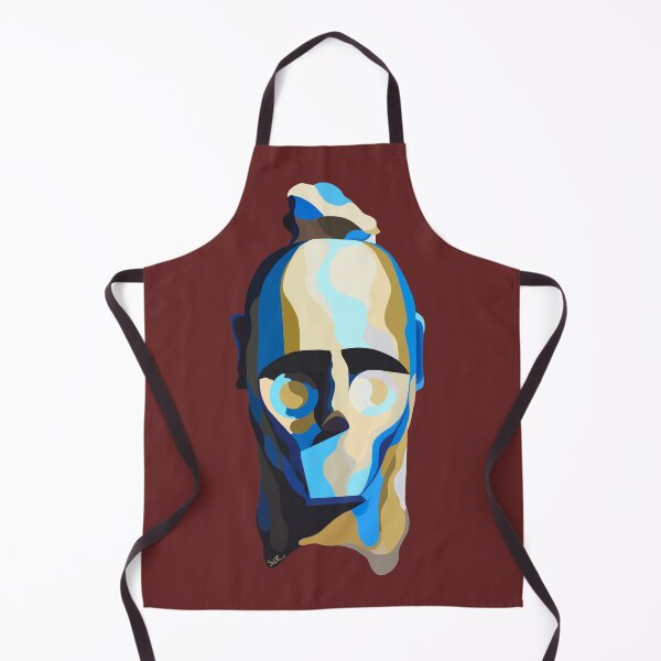 Item preview, Gigante di monteprama geometric head illustration by stegoworldart designed and sold by Stegoworldart.