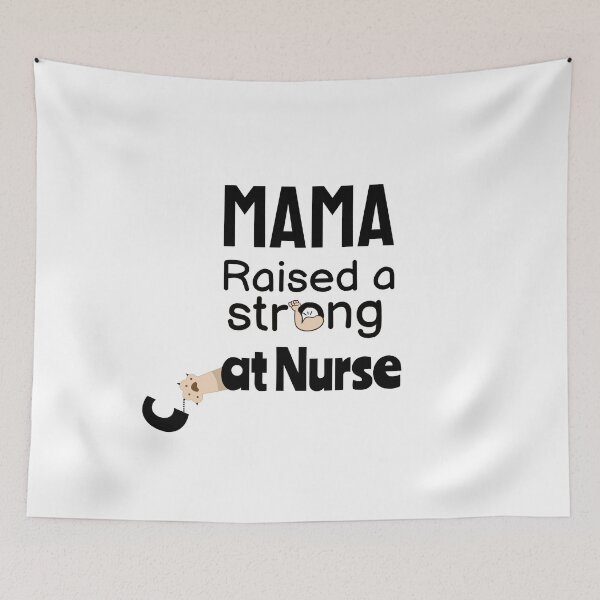 Item preview, Mama raised a strong cat nurse designed and sold by trendygiftshop.