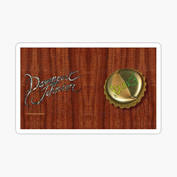Davenport Johnson "SQUINCH" CD Mug Sticker