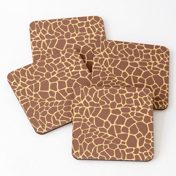 Item preview, Brown yellow giraffe print pattern designed and sold by IoanaHraball.