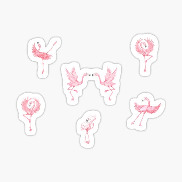 Flamingo Fandango Sticker