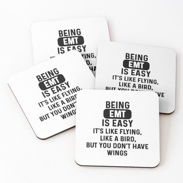 Item preview, Being EMT is easy. humorous quote designed and sold by bumperapparels.
