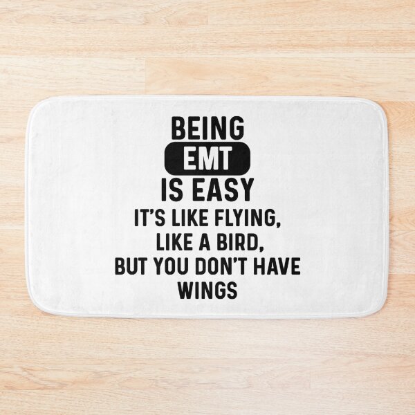 Item preview, Being EMT is easy. humorous quote designed and sold by bumperapparels.