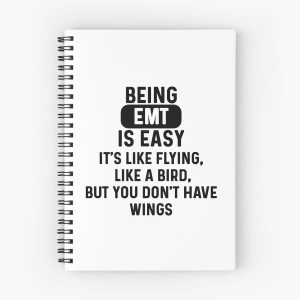 Item preview, Being EMT is easy. humorous quote designed and sold by bumperapparels.