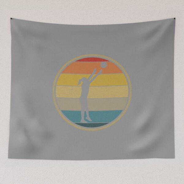 Item preview, Volleyball Player Setter Retro Sunset Icon designed and sold by nikkidawn74.