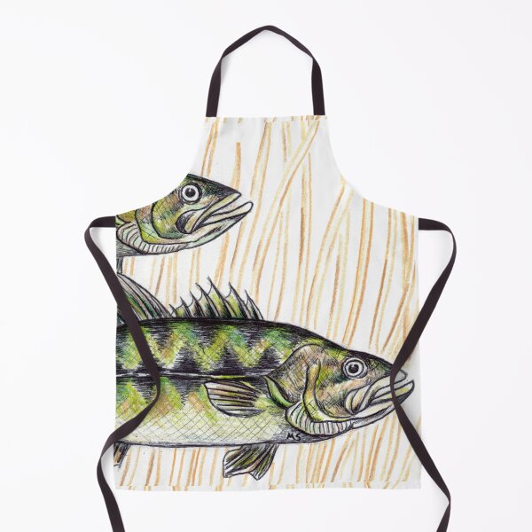 Item preview, Largemouth Bass Fish "The Two Larry's" designed and sold by Michelebuttons.