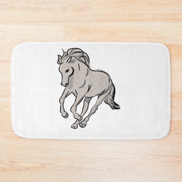 Item preview, White horse running  poster | White horse running  t-shirt  designed and sold by KARTICK DUTTA.
