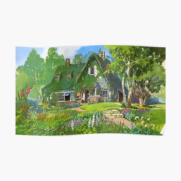 Kiki's Delivery Service Cottagecore Vibes Poster