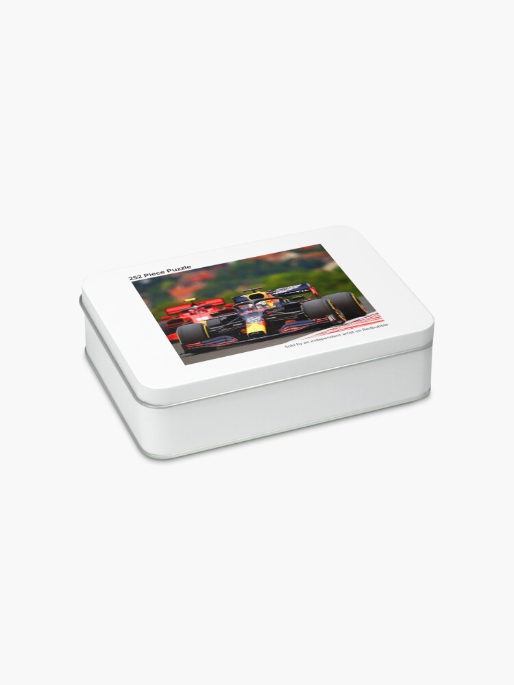 Alternate view of Max Verstappen in front of Charles Leclerc during the 2020 Hungarian Grand Prix Jigsaw Puzzle