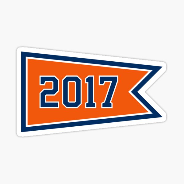 HOU 2017 Pennant Sticker