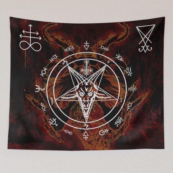 Item preview, The occult of Baphomet designed and sold by Death Rock Tee.