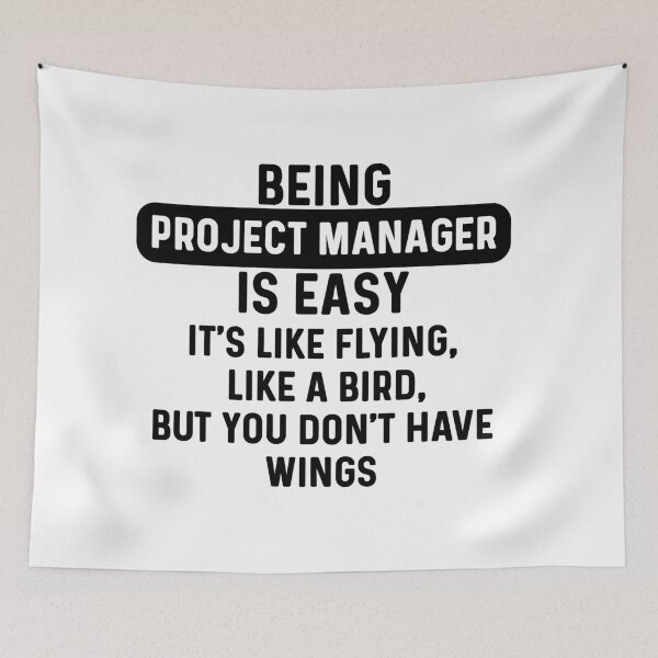 Item preview, Being project manager is easy. humorous quote designed and sold by bumperapparels.
