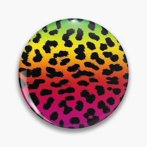 Item preview, colorful animal pattern rainbow leopard pattern cheetah design gift designed and sold by MadandMean.