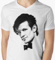 11th Doctor Retro Style Men's V-Neck T-Shirt