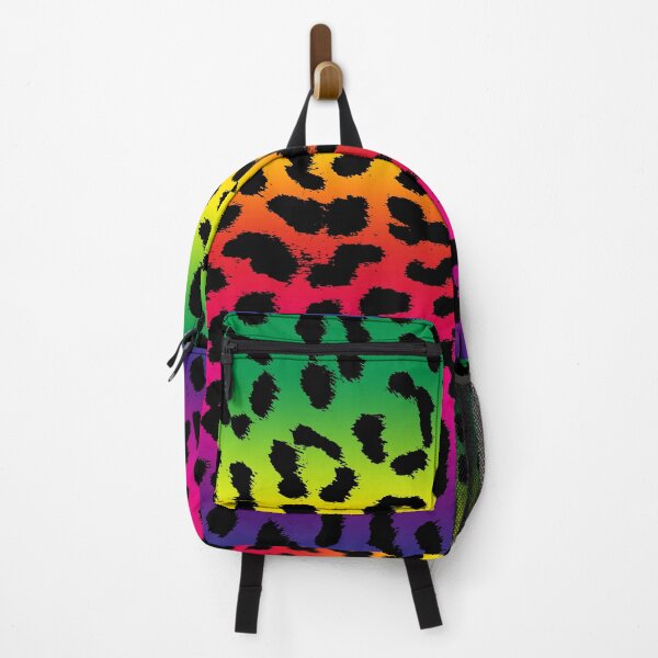 Item preview, colorful animal pattern rainbow leopard pattern cheetah design gift designed and sold by MadandMean.