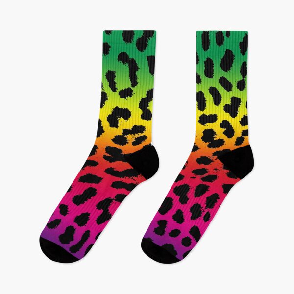 Item preview, colorful animal pattern rainbow leopard pattern cheetah design gift designed and sold by MadandMean.