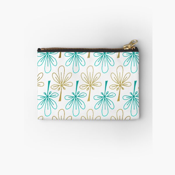 Item preview, Simple Leaf Turquoise and Gold designed and sold by VioletaBaez.