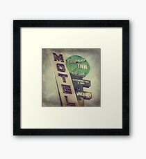 Bayshore Motel Framed Print
