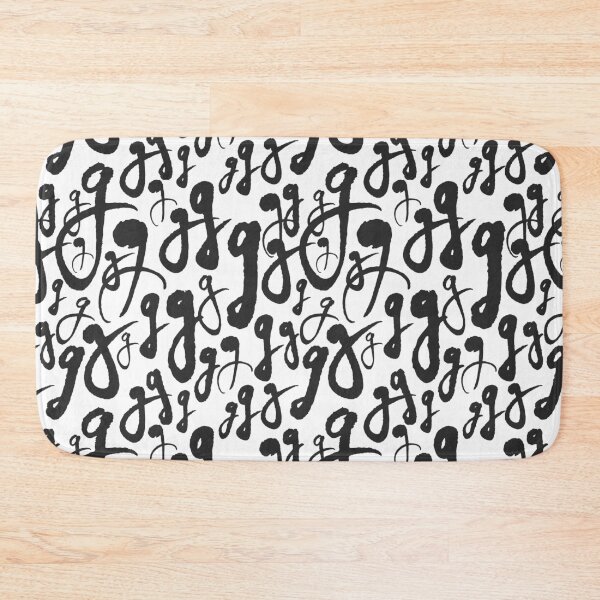 Item preview, G pattern black on white  designed and sold by mazhuzha.