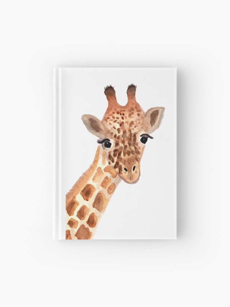 Thumbnail 1 of 3, Journal, Watercolor Giraffe designed and sold by Harpleydesign.